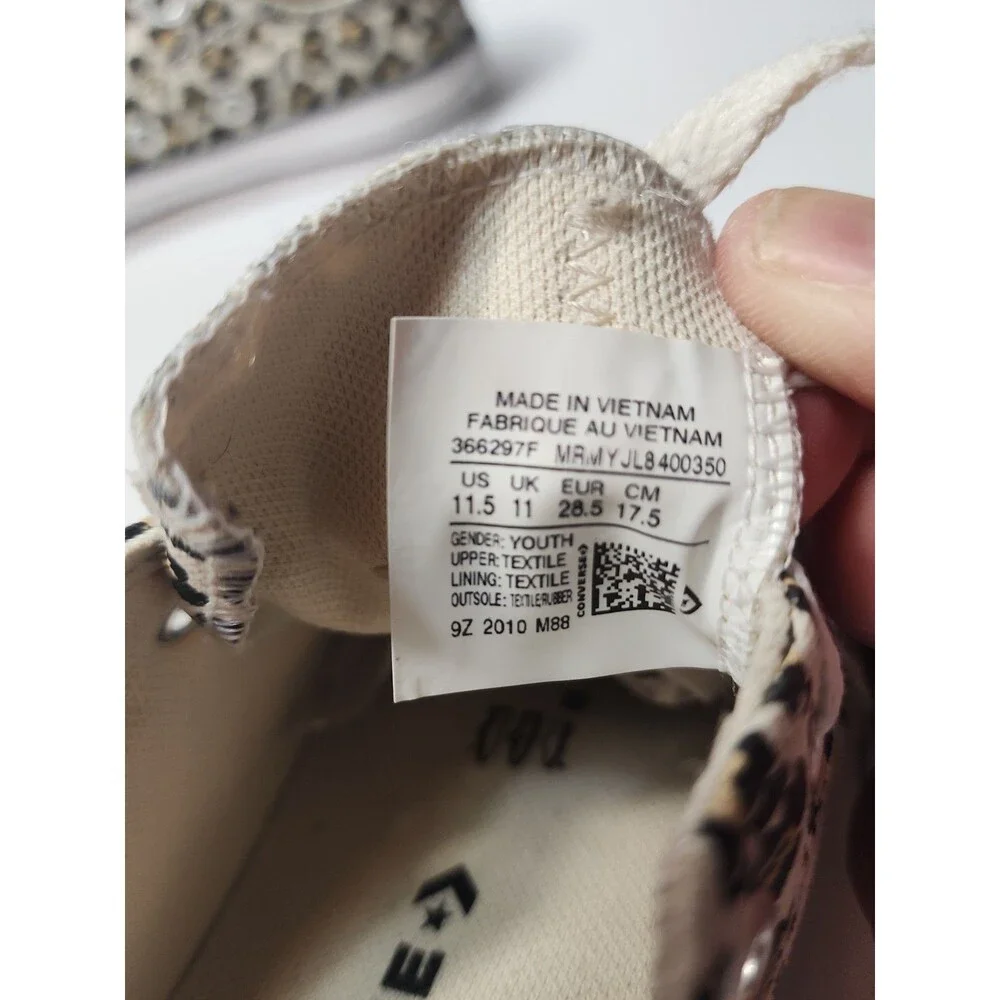 Converse Kids' Chuck Taylor All Star Leopard 11.5
